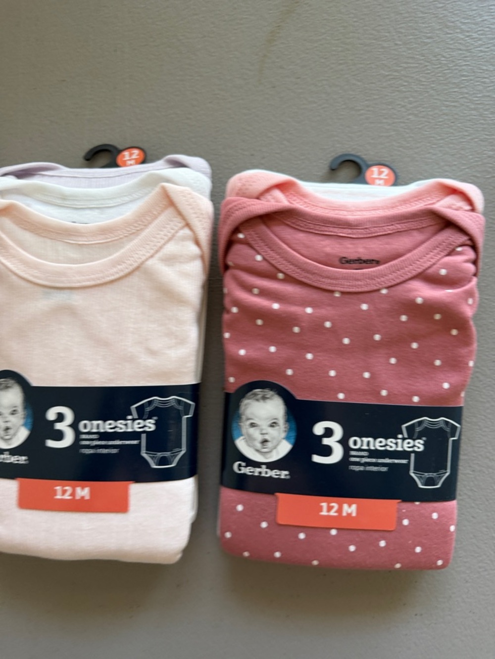 Gerber 12M Onesies